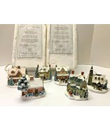 Bradford Set of 6 Thomas Kinkade WINTER MEMORIES Ornaments - $1,820.58 MXN