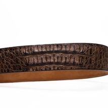 Silvio Genuine Exotic Caiman Fuscus-back Belt Washed Brown image 2