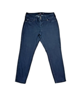 Torrid Women&#39;s Size 18 Mid Rise Ankle 5 Pocket Navy Blue Denim Jeans - $19.77