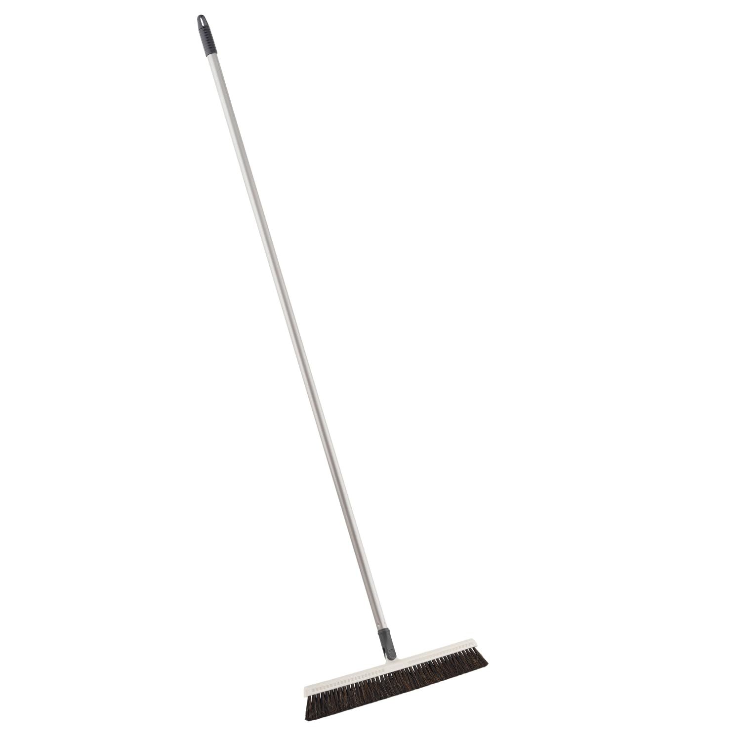 Horse Hair Broom, Broom For Hardwood Floors 18" Horsehair Swivel Kitchen Broom,