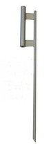 6 Ground Metal Spike Holder For 16 Foot Flag Pole Advertizing Spike Only Bulk - £60.93 GBP