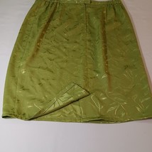 Stella Louise for KB Back Zipper Women's Green Skirt Size 18W Measured Waist 27 image 7