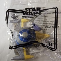 2008 McDonalds Star Wars Clone Wars R2 D2 8 New in Package  - £7.91 GBP