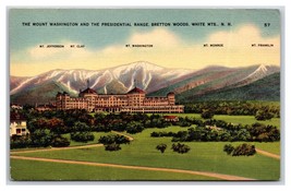 The Mt Washington Hotel White Mountains New Hampshire NH UNP  LInen Post... - £1.50 GBP