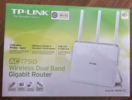 TP-Link AC 1750 Dual Band Wireless Router New Sealed Home Internet - £27.21 GBP