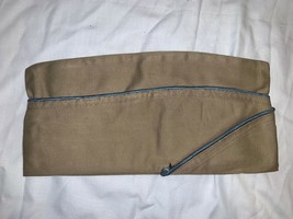 Mens Us Army Tan Garrison Oversea Cover Side Cap Infantry Service Cord 7 1/4 - $22.88