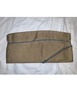 MENS US ARMY TAN GARRISON OVERSEA COVER SIDE CAP INFANTRY SERVICE CORD 7... - $17.49