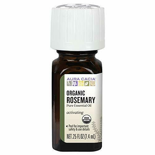 Primary image for Aura Cacia Certified Organic Pure Rosemary Essential Oil | 0.25 fl. oz. | Ros...