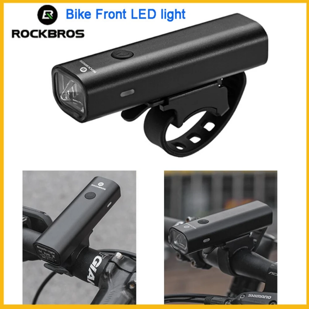 ROCKBROS Bicycle Lights Night Ride Strong Light Flashlight USB Charging - £15.80 GBP+