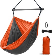 Hammock Chair, Portable Large Hanging Rope Swing - Lightweight Nylon, Be... - £33.81 GBP