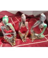 Thinker Statues SET OF 3 Faith Hope Believe Inspirational Positive Mantl... - $439.85 MXN
