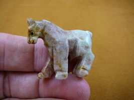(Y-HOR-35) little colt HORSE figurine SOAPSTONE Peru gem FIGURINE horses... - $8.59