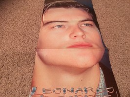 Hanson Leonardo Dicaprio teen magazine poster clipping blue letters 90’s - $5.00