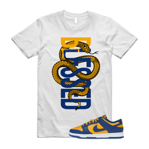 SNAKEBLS T Shirt for Dunk Low Blue Jay University Yellow Michigan 1 UCLA Gold - £23.46 GBP+