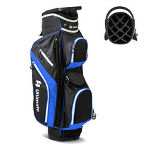 Golf Cart Bag with 14 Way Top Dividers-Blue - Color: Blue - $170.52