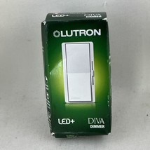 Lutron DVCL-153PR-WH Diva  Single or 3-Way CFL/Digital LED Dimmer New Un... - $18.66
