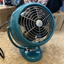 Vornado Model Vintage 6 Air Circulator Blue Metal Fan 2 Speed - £35.17 GBP