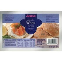 Juvela Gluten-Free White Rolls - 5 x 85g - £13.34 GBP
