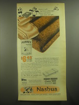 1945 Nashua Purrey Blanket Ad - Purrey&#39;s a gift she&#39;ll love at first sight - £14.69 GBP