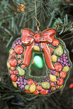 Hallmark - Wreath of Evergreens - Pressed Tin  - Keepsake Ornament - $11.28
