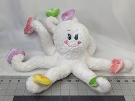 First Main Squiggy Octopus Plush White Candy Hearts Stuffed Animal Toy - £6.73 GBP