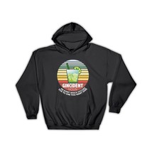 Gin Incident : Gift Hoodie Party Gin Tonic Lovers Rainbow Sign Glass Lemon Ginua - £28.30 GBP