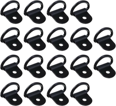 18Pcs Black D-Rings Anchor Lashing Tie Downs for Car, Truck, Trailer - $15.13 CAD