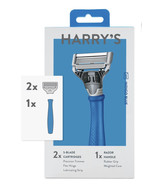 HARRY&#39;S RAZOR - 2X 5-Blade Cartridges INDIGO BLUE - £11.78 GBP