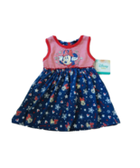 Baby Girls Shirt Dress Size 6-9 Months Minnie Mouse Summer NEW Blue Skir... - $13.71