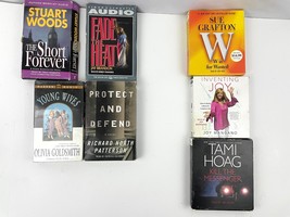 VTG Lot of 7 Books on Tape Audiobooks Hoag Goldsmith Woods  - £17.69 GBP
