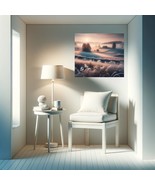 Countryside Scenery Nature Landscape Frosty Morning Sun Rising Flower Pr... - $6.79 CAD