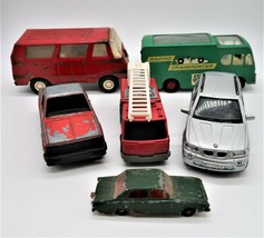 Tootsietoy Maisto Tonka Lesney Matchbox Lot Ford Chevy BMW Firetruck - £15.66 GBP