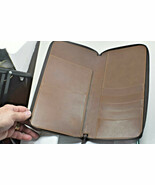 New Tiffany & Co. Continental Zip Around Wallet Brown Leather, Pochette - $408.49