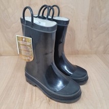 Western Chief Kids Rain Boots Sz 12 M Firechief 2 Black 4900600 - £14.84 GBP