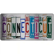 Connecticut License Plate Art Metal Sign - $15.00
