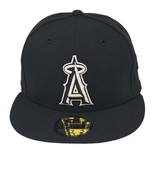Anaheim Angels New Era 59FIFTY Black and White Fitted Hat Authentic Coll... - $785.46 MXN+