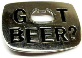 Got Beer Belt Buckle Bottle Opener Party Fun - £21.80 GBP