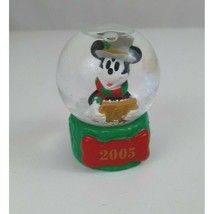 2005 Disney Mickey Mouse Mini Water Globe Collectible Christmas Decoration - £5.40 GBP