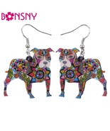 FREE Pit Bull Acrylic Drop Earrings - $3.44