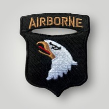 101st Airborne Patch Ricamato Logo Firmare Simbolo Militare Calvo Aquila - £17.11 GBP