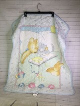 Your Daisy Kingdom Baby Nursery Quilt Crib Blanket Bear Cat Bunny Blocks Book - £55.38 GBP