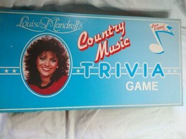 1984 Louise Mandrell’s Country Music Trivia Game w/ original poster, VG+ - £28.93 GBP