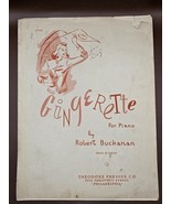 1941 RARE! Vintage Sheet Music - GINGERETTE - by Robert Buchanan - Theod... - $36.16