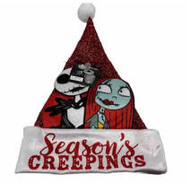 Nightmare Before Christmas Jack Skellington&amp;Sally &#39;Season&#39;s Creepings&#39; S... - £11.44 GBP