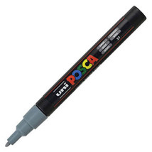 Uni Posca PC-3M Bullet Tip Paint Marker - Grey - £11.41 GBP