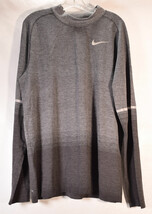 Nike Dri-fit Running Mens LS Shirt Gray 2XL - $24.75