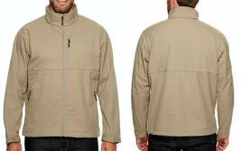 Columbia Ascender Men&#39;s Softshell Jacket Big &amp; Tall Water Wind Resistant, Tusk - £48.19 GBP
