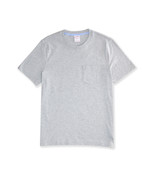 Brooks Brothers Mens Heather Grey Crewneck Pocket Tee T-Shirt, L Large 8... - $60.86 CAD
