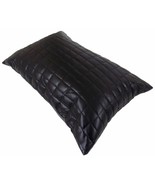 Leather Pillow Cover Throw Cushion Home Cover Decor 18 Decorative All Ca... - $54.70 CAD+