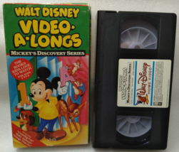 VHS Walt Disney Video-A-Long Mickey&#39;s Discovery Series (VHS, 1986) - £8.64 GBP